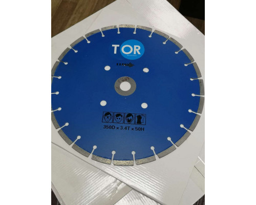 Диск по бетону для швонарезчиков HQR500A-2 (E) 350Dx3,6Tx50H (Cutter Disc 350 mm)