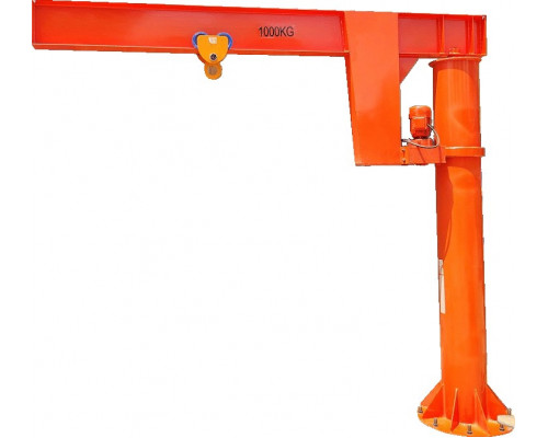 Кран консольный поворотный электрический TOR JIB г/п 3000 кг, высота 3 м, стрела 3 м